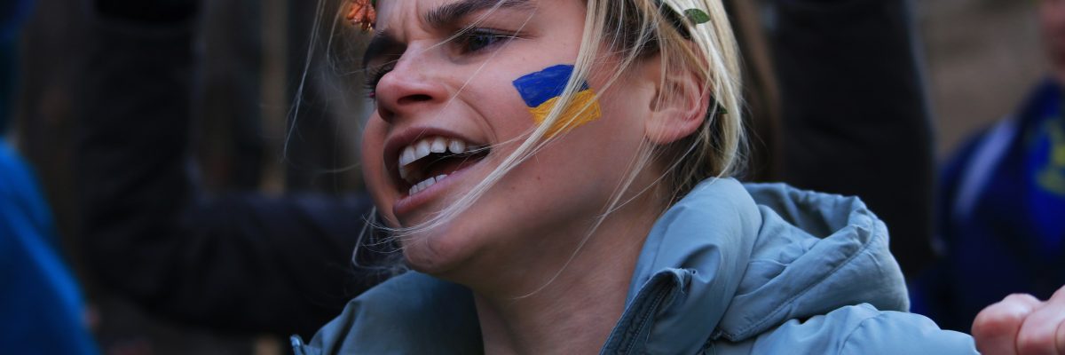 Manifestante ucraina